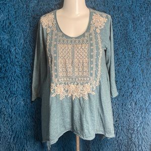 Johnny Was shirt. Size L.